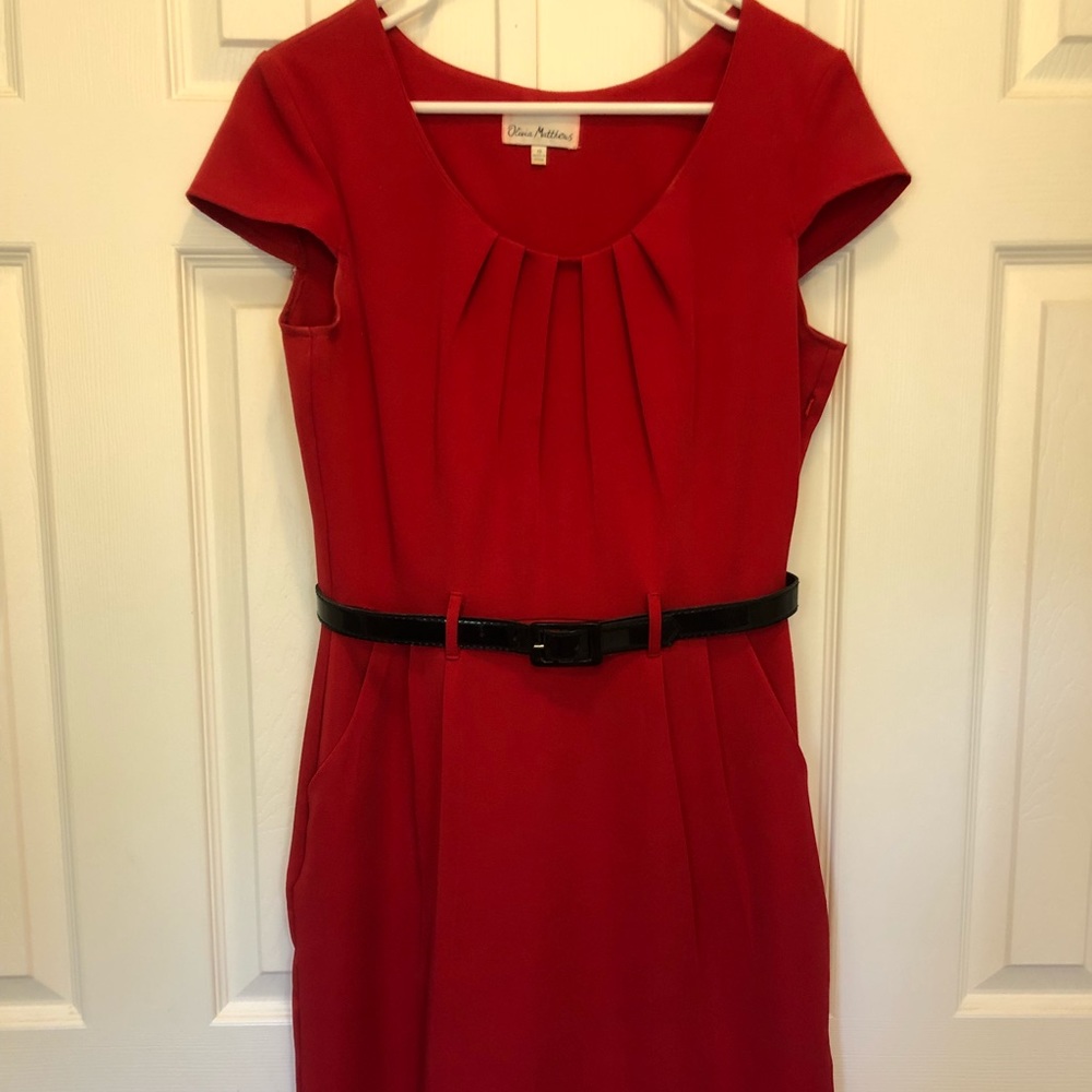 Sexy Red Sheath Dress